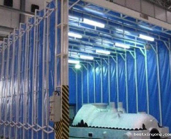 伸缩式移动喷漆房 (9)