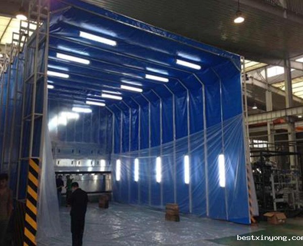 伸缩式移动喷漆房 (10)