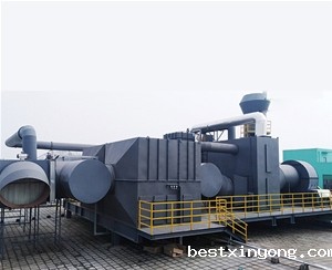 沸石转轮浓缩＋催化燃烧系统